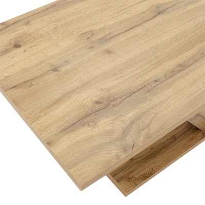 Τραπέζι σαλονιού Solange pakoworld χρώμα sonoma 110x55x47.5εκ Σαλόνι