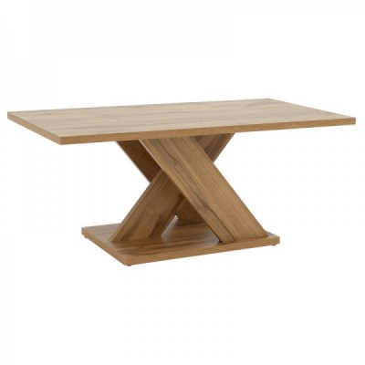 Τραπέζι σαλονιού Solange pakoworld χρώμα sonoma 110x55x47.5εκ