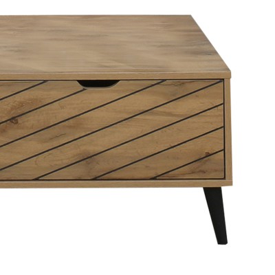 Τραπέζι σαλονιού Thelma pakoworld sonoma μελαμίνης 120x60x41.6εκ Σαλόνι Τραπέζι σαλονιού Thelma pakoworld sonoma μελαμίνης 120x60x41.6εκ Σαλόνι