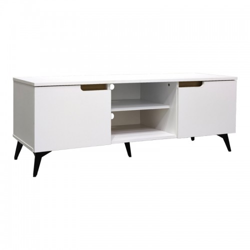 Έπιπλο τηλεόρασης Kemvio pakoworld sonoma-λευκό 150x38x44εκ Σαλόνι Έπιπλο τηλεόρασης Kemvio pakoworld sonoma-λευκό 150x38x44εκ Σαλόνι