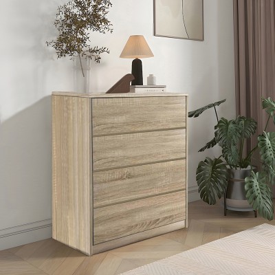 Συρταριέρα Kuanger pakoworld mdf σε φυσική απόχρωση 80x40x89εκ Συρταριέρα Kuanger pakoworld mdf σε φυσική απόχρωση 80x40x89εκ