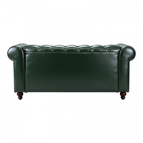 Kαναπές διθέσιος τ. Chesterfield pakoworld pu κυπαρισσί 160x84x67εκ Σαλόνι