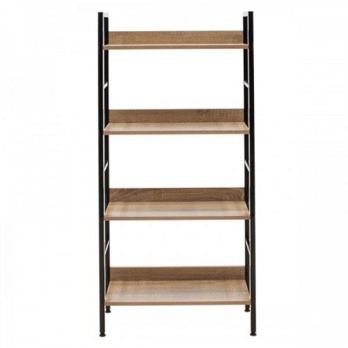 Βιβλιοθήκη Ramon pakoworld φυσικό-μαύρο 60x28x125,5εκ Έπιπλα Γραφείου Βιβλιοθήκη Ramon pakoworld φυσικό-μαύρο 60x28x125,5εκ Έπιπλα Γραφείου
