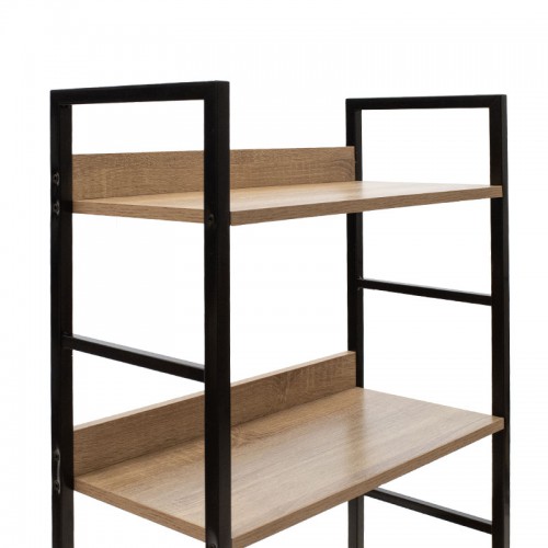 Βιβλιοθήκη Ramon pakoworld φυσικό-μαύρο 60x28x125,5εκ Έπιπλα Γραφείου Βιβλιοθήκη Ramon pakoworld φυσικό-μαύρο 60x28x125,5εκ Έπιπλα Γραφείου