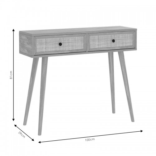Κονσόλα Oslo pakoworld sonoma 100x29x81εκ Υπνοδωμάτιο
