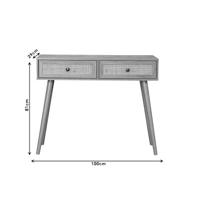 Κονσόλα Oslo pakoworld sonoma 100x29x81εκ Υπνοδωμάτιο