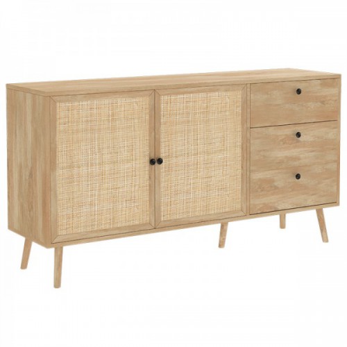 Μπουφές Oslo pakoworld sonoma 150x39x79εκ Μπουφές Oslo pakoworld sonoma 150x39x79εκ