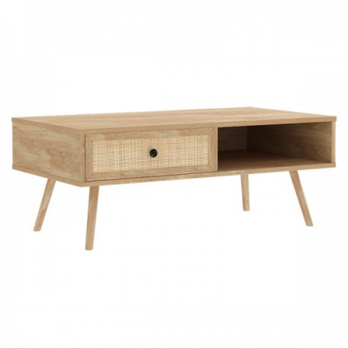 Τραπέζι σαλονιού Oslo pakoworld sonoma 110x59x41,5εκ Σαλόνι