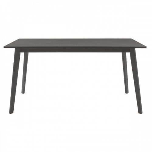 Τραπέζι Benson pakoworld MDF με καπλαμά χρώμα rustic grey 150x90x75εκ Σαλόνι