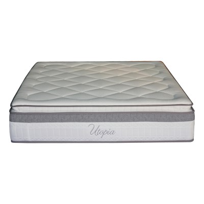 Στρώμα Utopia pakoworld pocket spring μονής όψης με ανώστρωμα 30-32cm 140x200εκ Υπνοδωμάτιο Στρώμα Utopia pakoworld pocket spring μονής όψης με ανώστρωμα 30-32cm 140x200εκ Υπνοδωμάτιο