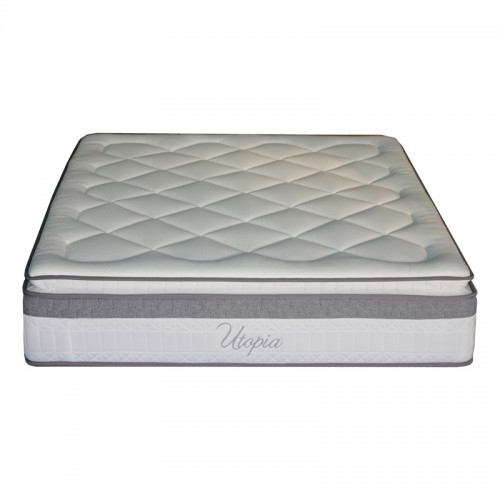 Στρώμα Utopia pakoworld pocket spring μονής όψης με ανώστρωμα 30-32cm 140x200εκ Υπνοδωμάτιο Στρώμα Utopia pakoworld pocket spring μονής όψης με ανώστρωμα 30-32cm 140x200εκ Υπνοδωμάτιο