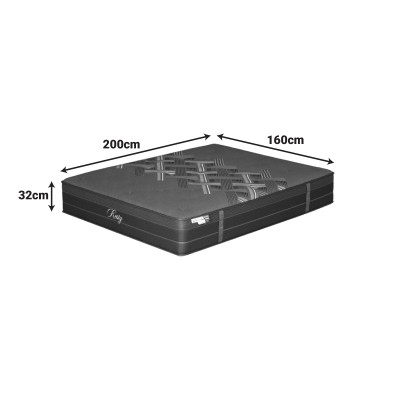Στρώμα Resty pakoworld pocket spring μονής όψης με ενσωματωμένο ανώστρωμα 32cm 160x200εκ Υπνοδωμάτιο Στρώμα Resty pakoworld pocket spring μονής όψης με ενσωματωμένο ανώστρωμα 32cm 160x200εκ Υπνοδωμάτιο