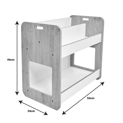 Ραφιέρα Dovere pakoworld λευκό mdf 56x34x55εκ Σαλόνι Ραφιέρα Dovere pakoworld λευκό mdf 56x34x55εκ Σαλόνι
