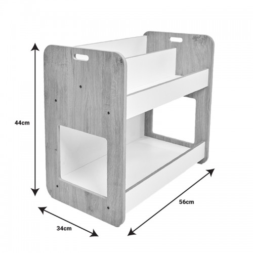 Ραφιέρα Dovere pakoworld λευκό mdf 56x34x55εκ Σαλόνι Ραφιέρα Dovere pakoworld λευκό mdf 56x34x55εκ Σαλόνι