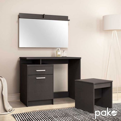 Κονσόλα OLYMPUS pakoworld με καθρέπτη και σκαμπό χρώμα wenge Υπνοδωμάτιο Κονσόλα OLYMPUS pakoworld με καθρέπτη και σκαμπό χρώμα wenge Υπνοδωμάτιο