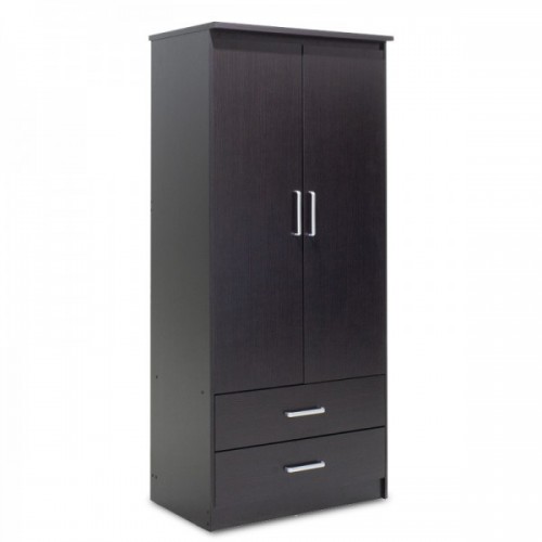 Ντουλάπα ρούχων δίφυλλη OLYMPUS pakoworld χρώμα wenge 81x57x183εκ Ντουλάπα ρούχων δίφυλλη OLYMPUS pakoworld χρώμα wenge 81x57x183εκ