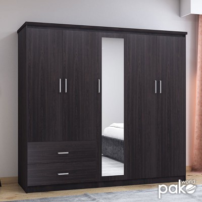Ντουλάπα ρούχων πεντάφυλλη OLYMPUS pakoworld χρώμα wenge 198x57x183εκ Υπνοδωμάτιο Ντουλάπα ρούχων πεντάφυλλη OLYMPUS pakoworld χρώμα wenge 198x57x183εκ Υπνοδωμάτιο