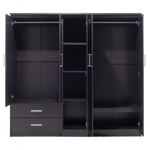 Ντουλάπα ρούχων πεντάφυλλη OLYMPUS pakoworld χρώμα wenge 198x57x183εκ Υπνοδωμάτιο Ντουλάπα ρούχων πεντάφυλλη OLYMPUS pakoworld χρώμα wenge 198x57x183εκ Υπνοδωμάτιο