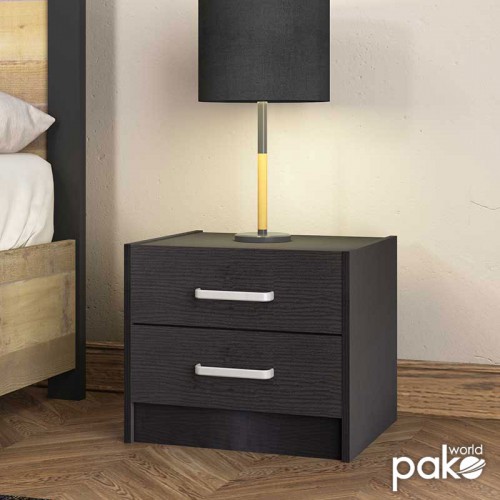 Κομοδίνο OLYMPUS pakoworld χρώμα wenge 47,5x40,5x40,5εκ. Υπνοδωμάτιο Κομοδίνο OLYMPUS pakoworld χρώμα wenge 47,5x40,5x40,5εκ. Υπνοδωμάτιο
