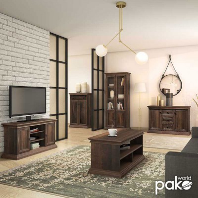 Έπιπλο τηλεόρασης Mozart pakoworld χρώμα καρυδί 121x40x65εκ Σαλόνι Έπιπλο τηλεόρασης Mozart pakoworld χρώμα καρυδί 121x40x65εκ Σαλόνι