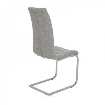 ΣΕΤ Καρέκλα Darrell pakoworld pu αντικέ γκρι-βάση χρωμίου 42x49x106εκ ΣΕΤ Καρέκλα Darrell pakoworld pu αντικέ γκρι-βάση χρωμίου 42x49x106εκ
