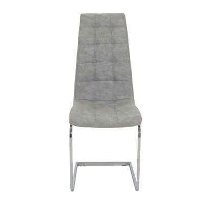 ΣΕΤ Καρέκλα Darrell pakoworld pu αντικέ γκρι-βάση χρωμίου 42x49x106εκ ΣΕΤ Καρέκλα Darrell pakoworld pu αντικέ γκρι-βάση χρωμίου 42x49x106εκ