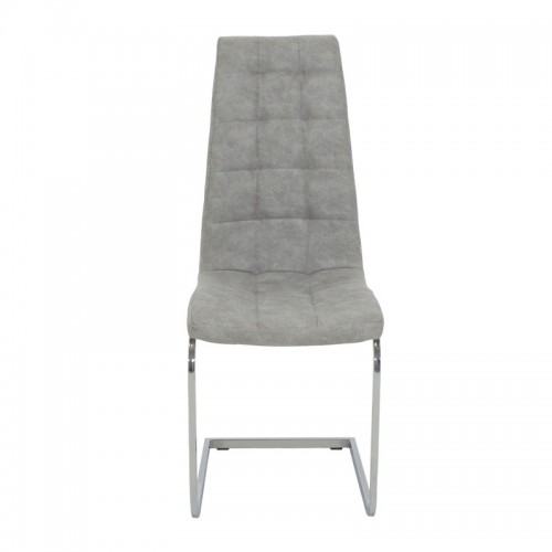 ΣΕΤ Καρέκλα Darrell pakoworld pu αντικέ γκρι-βάση χρωμίου 42x49x106εκ ΣΕΤ Καρέκλα Darrell pakoworld pu αντικέ γκρι-βάση χρωμίου 42x49x106εκ