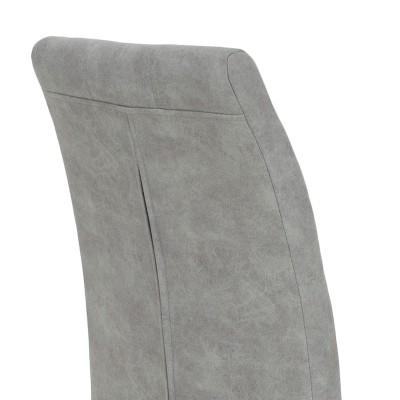 ΣΕΤ Καρέκλα Darrell pakoworld pu αντικέ γκρι-βάση χρωμίου 42x49x106εκ ΣΕΤ Καρέκλα Darrell pakoworld pu αντικέ γκρι-βάση χρωμίου 42x49x106εκ
