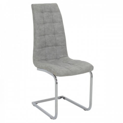 ΣΕΤ Καρέκλα Darrell pakoworld pu αντικέ γκρι-βάση χρωμίου 42x49x106εκ ΣΕΤ Καρέκλα Darrell pakoworld pu αντικέ γκρι-βάση χρωμίου 42x49x106εκ