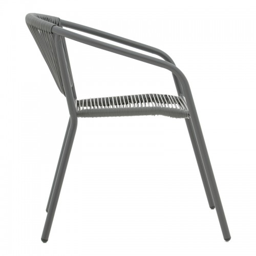 Πολυθρόνα Lindaria pakoworld στοιβαζόμενη μέταλλο-pe rattan σε ανθρακί απόχρωση 54x63x74εκ Εξωτερικού Χώρου Πολυθρόνα Lindaria pakoworld στοιβαζόμενη μέταλλο-pe rattan σε ανθρακί απόχρωση 54x63x74εκ Εξωτερικού Χώρου