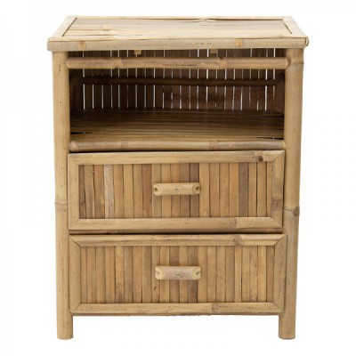 Κομοδίνο Ofra pakoworld bamboo φυσικό 56x46x69εκ Κομοδίνο Ofra pakoworld bamboo φυσικό 56x46x69εκ