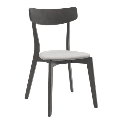 Tραπεζαρία Benson - Toto pakoworld σετ 5τμχ rustic grey - ύφασμα grey 80x80x75εκ Τραπεζαρία