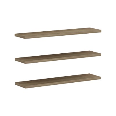 Ραφιέρα τοίχου Divar pakoworld sonoma 60x14.5x1.8εκ