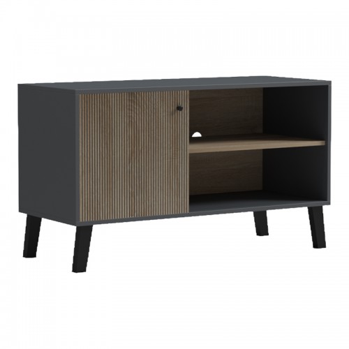 Έπιπλο τηλεόρασης Tuscany pakoworld sonoma-ανθρακί 100x40x51εκ Σαλόνι Έπιπλο τηλεόρασης Tuscany pakoworld sonoma-ανθρακί 100x40x51εκ Σαλόνι