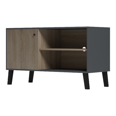 Έπιπλο τηλεόρασης Tuscany pakoworld sonoma-ανθρακί 100x40x51εκ Σαλόνι Έπιπλο τηλεόρασης Tuscany pakoworld sonoma-ανθρακί 100x40x51εκ Σαλόνι