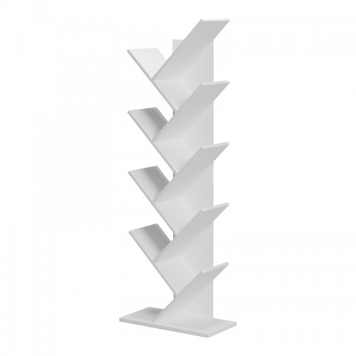 Βιβλιοθήκη Fyllo pakoworld λευκό 50x25x141.5εκ Έπιπλα Γραφείου Βιβλιοθήκη Fyllo pakoworld λευκό 50x25x141.5εκ Έπιπλα Γραφείου