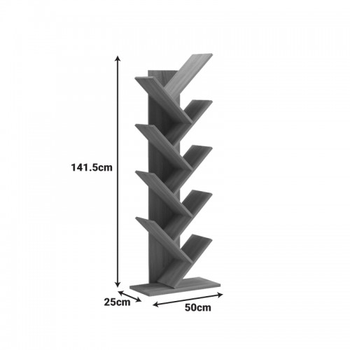 Βιβλιοθήκη Fyllo pakoworld λευκό 50x25x141.5εκ Έπιπλα Γραφείου Βιβλιοθήκη Fyllo pakoworld λευκό 50x25x141.5εκ Έπιπλα Γραφείου