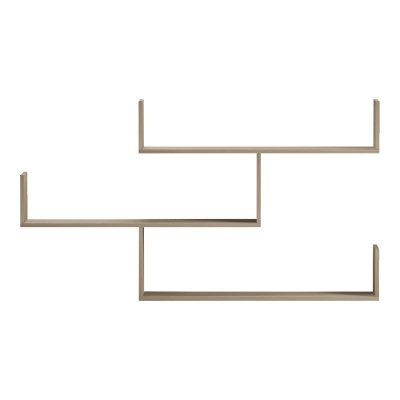 Ραφιέρα τοίχου Tiber pakoworld sonoma 120x22x67εκ Ραφιέρα τοίχου Tiber pakoworld sonoma 120x22x67εκ