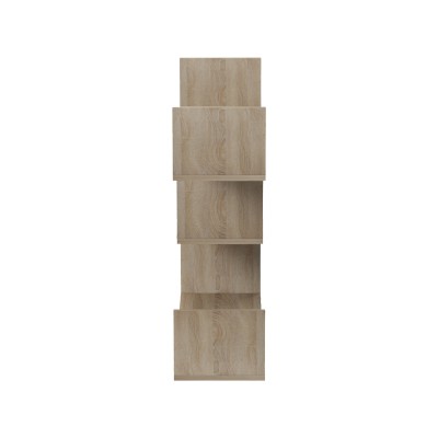 Ραφιέρα τοίχου Tiber pakoworld sonoma 120x22x67εκ Σαλόνι
