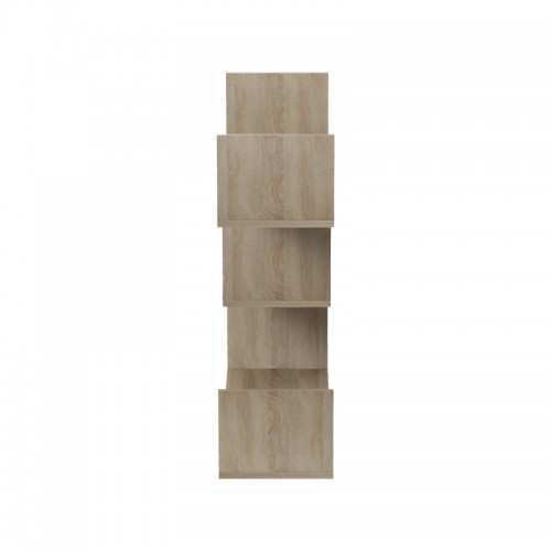 Ραφιέρα τοίχου Tiber pakoworld sonoma 120x22x67εκ Σαλόνι