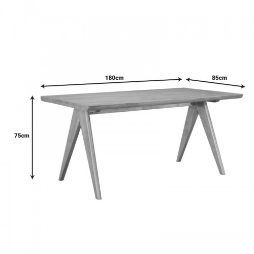 Τραπέζι Winslow pakoworld ξύλο rubberwood σε ανοιχτό καρυδί χρώμα 180x85x75εκ Σαλόνι Τραπέζι Winslow pakoworld ξύλο rubberwood σε ανοιχτό καρυδί χρώμα 180x85x75εκ Σαλόνι