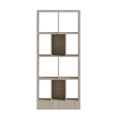 Βιβλιοθήκη Dividre pakoworld sonoma oak μελαμίνης 80x30x181εκ Βιβλιοθήκη Dividre pakoworld sonoma oak μελαμίνης 80x30x181εκ