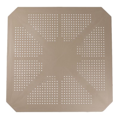 Τραπέζι Icon  pakoworld PP σε απόχρωσςη cappucino 80x80x74.5εκ Εξωτερικού Χώρου