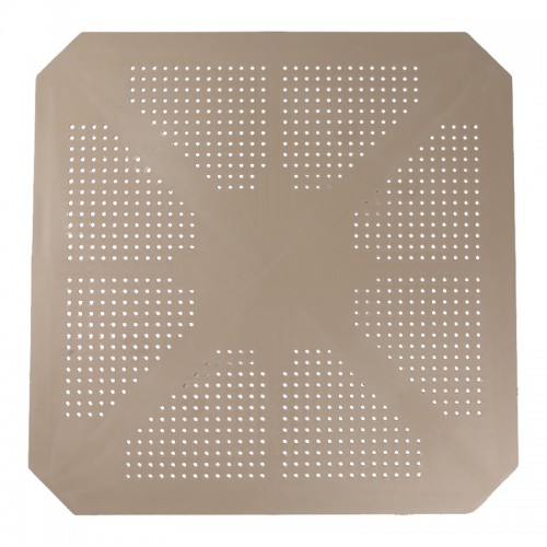 Τραπέζι Icon  pakoworld PP σε απόχρωσςη cappucino 80x80x74.5εκ Εξωτερικού Χώρου