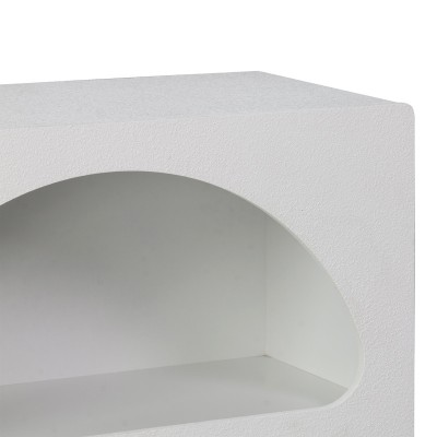 Βιβλιοθήκη-ραφιέρα Emersi pakoworld mdf σε λευκή απόχρωση 70x35x100εκ Σαλόνι Βιβλιοθήκη-ραφιέρα Emersi pakoworld mdf σε λευκή απόχρωση 70x35x100εκ Σαλόνι