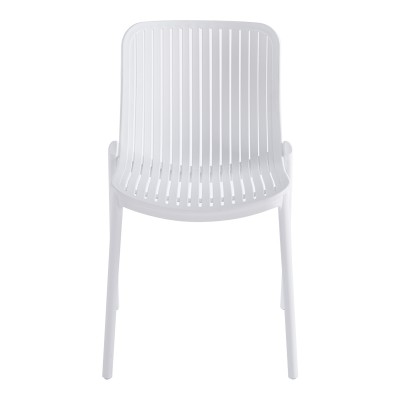 Καρέκλα Teragi στοιβαζόμενη pakoworld pp με UV protection λευκή 58x43.5x82εκ Εξωτερικού Χώρου Καρέκλα Teragi στοιβαζόμενη pakoworld pp με UV protection λευκή 58x43.5x82εκ Εξωτερικού Χώρου