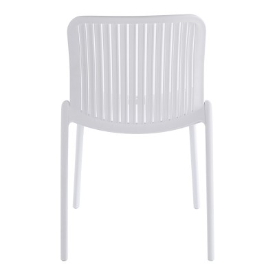 Καρέκλα Teragi στοιβαζόμενη pakoworld pp με UV protection λευκή 58x43.5x82εκ Εξωτερικού Χώρου Καρέκλα Teragi στοιβαζόμενη pakoworld pp με UV protection λευκή 58x43.5x82εκ Εξωτερικού Χώρου