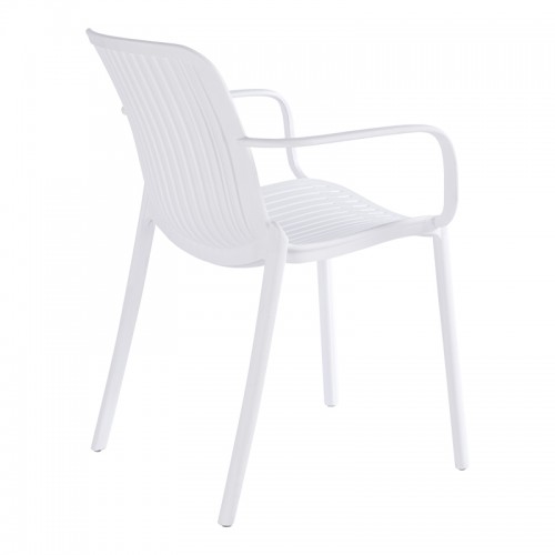 Πολυθρόνα Teragi στοιβαζόμενη pakoworld pp με UV protection λευκή 59x57x82εκ Εξωτερικού Χώρου Πολυθρόνα Teragi στοιβαζόμενη pakoworld pp με UV protection λευκή 59x57x82εκ Εξωτερικού Χώρου
