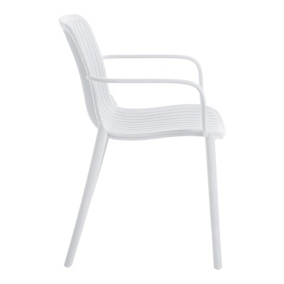 Πολυθρόνα Teragi στοιβαζόμενη pakoworld pp με UV protection λευκή 59x57x82εκ Εξωτερικού Χώρου Πολυθρόνα Teragi στοιβαζόμενη pakoworld pp με UV protection λευκή 59x57x82εκ Εξωτερικού Χώρου