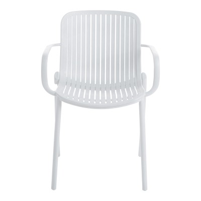Πολυθρόνα Teragi στοιβαζόμενη pakoworld pp με UV protection λευκή 59x57x82εκ Εξωτερικού Χώρου Πολυθρόνα Teragi στοιβαζόμενη pakoworld pp με UV protection λευκή 59x57x82εκ Εξωτερικού Χώρου